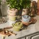 thumbnail image 2 of Staub stoneware ceramic 6-pc mini round cocotte set-macaron, 2 of 3