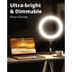 thumbnail image 4 of Anillo de luz para selfies UBeeSize 10 con soporte para trípode y soporte, 4 of 6