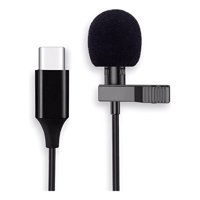 Genérico - Micrófono Solapa Clip Tipo C Cancelación De Ruido Mini