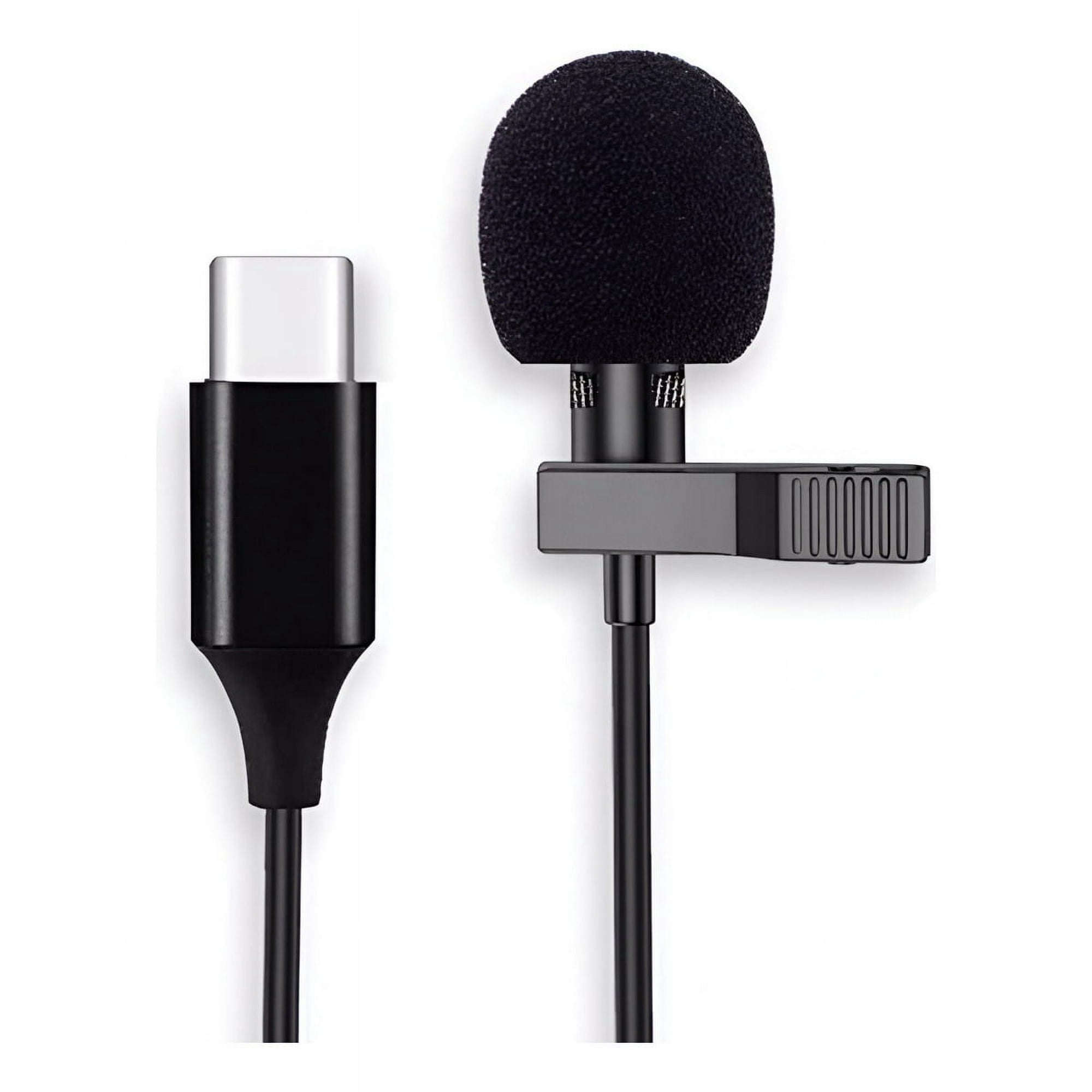 Genérico - Micrófono Solapa Clip Tipo C Cancelación De Ruido Mini