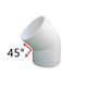 thumbnail image 4 of Tapa de ventilación PVC 45 grados 4 Schedule 40 para tubería de horno, 4 of 9