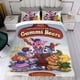 thumbnail image 4 of Aventuras de los Osos Gummi Conjunto de sábanas temático, trío de piezas, cómodo y amigable con la piel, diseño único, regalo de decoración para el hogar para familiares, amigos y fans,135cm *200cm, 4 of 6
