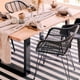 thumbnail image 2 of Sitial Butaca Rattan Santorini Para Living O Terraza Negro, 2 of 3