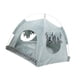 thumbnail image 3 of Caseta para Gatos, Tienda de Campaña para Perros Pequeños, Autocalentable, Ventilada, Portátil, Ligera, Nido para Mascotas, Caseta para Gatos, Cueva P verde, 3 of 5