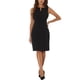 thumbnail image 2 of INSPIRE CHIC Vestido de Mujer para Trabajar Regreso a Clases Atuendo de Maestra Elegante Sin Mangas Ajustado Lápiz Vestidos S Negro Sólido, 2 of 6