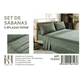 thumbnail image 1 of Set De Sabanas King Color Verde 150 Hilos + 2 Funda De Almohada, 1 of 2