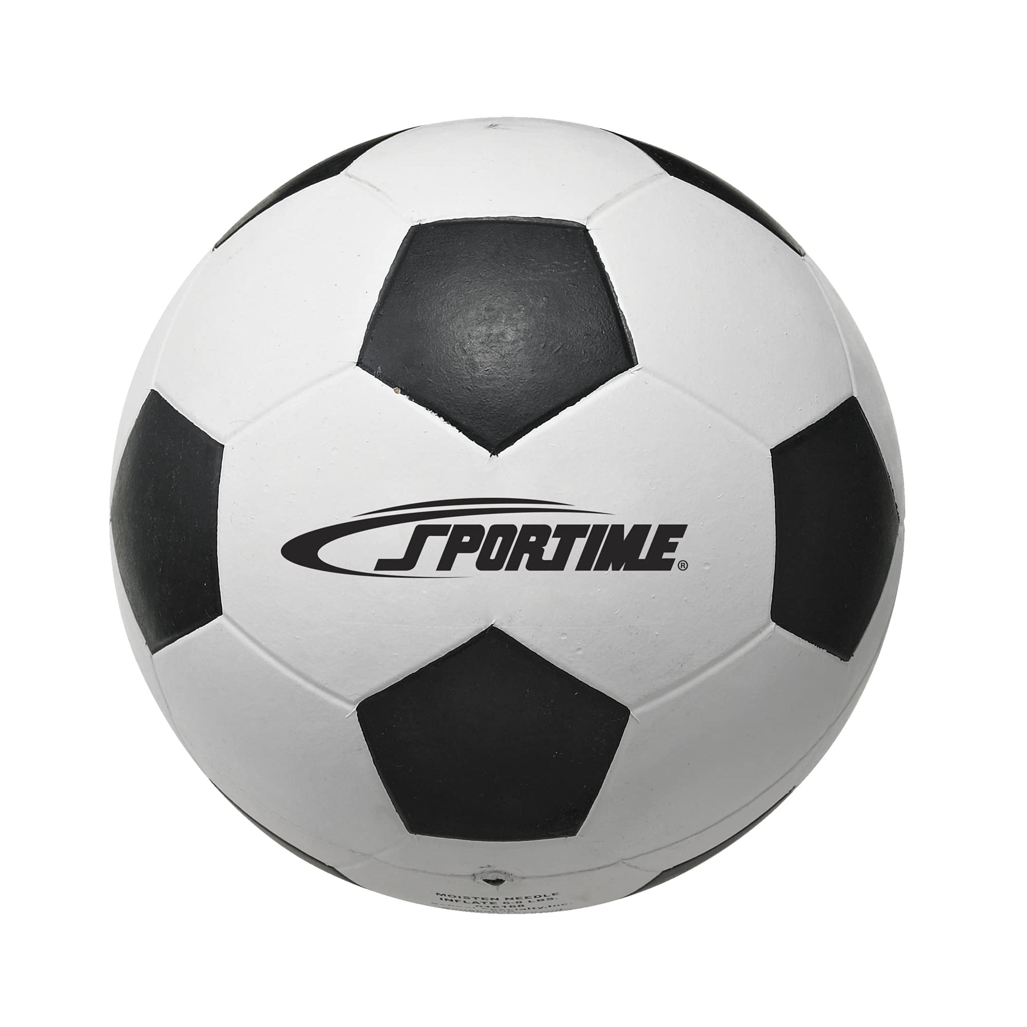 Balón De Fútbol Sportime, Tamaño 4, Blanco Y Negro, Distribución Controlada
