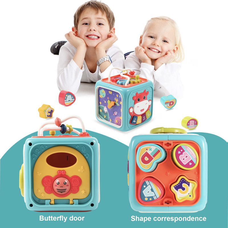 Genérico - Juguete Cubo Estimulacion Musical Educativo Niños Bebes Lau