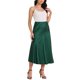 thumbnail image 2 of Falda Maxi de Satén para Mujer Otoño Cintura Alta Casual Fiesta Cóctel Boda Sirena Falda Larga L Verde, 2 of 6