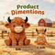 thumbnail image 2 of Juguete antiestrés axnbffc Vaca de las Tierras Altas con Purpurina – Pack de 2, 2 of 7