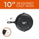 thumbnail image 2 of Juego de sartenes de hierro fundido Commercial CHEF, 3 piezas, 20 cm, 25 cm, 30 cm, 2 of 3