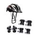 thumbnail image 5 of Set de casco para bicicleta infantil con protecciones, equipo de patinaje para monopatín y Longboard , Negro, 5 of 5