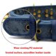 thumbnail image 4 of Collar para perro UVONOKAY de piel sintética con tachuelas, color azul, talla L, 4 of 7