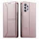 thumbnail image 4 of Funda tipo cartera con bloqueo RFID para Samsung Galaxy A32 5G cubierta magnética de cuero con tapa y soporte Rosa, 4 of 6