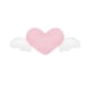thumbnail image 1 of Cojín Lindo De La Almohada De La Felpa En Forma De Corazón De La Almohada Del Coche Para La Almohada Lumbar Del Sofá De Los Coches De Conducción, 1 of 3
