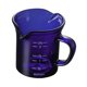 thumbnail image 3 of Copa De Vidrio Medición De La Jarra De Espuma Resistente Al Calor Para Baristas Medir Azul, 3 of 5