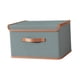 thumbnail image 2 of Contenedor De Almacenamiento Con Tapa, Organizador De Almacenamiento Plegable Para Edredones, Almohadas, Gabinete Gris, 37x27x26cm, 2 of 5