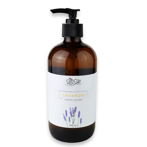 Jabón Líquido Lavanda Biosens 500Ml Hipolargenico Vidrio