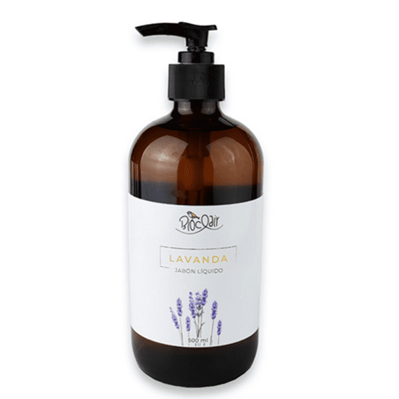Jabón Líquido Lavanda Biosens 500ml Hipolargenico Vidrio