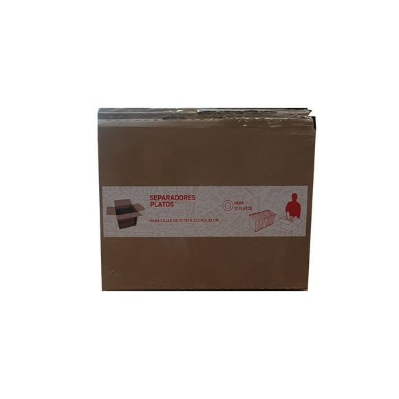 Separador para platos ideal para cajas 32x23x32