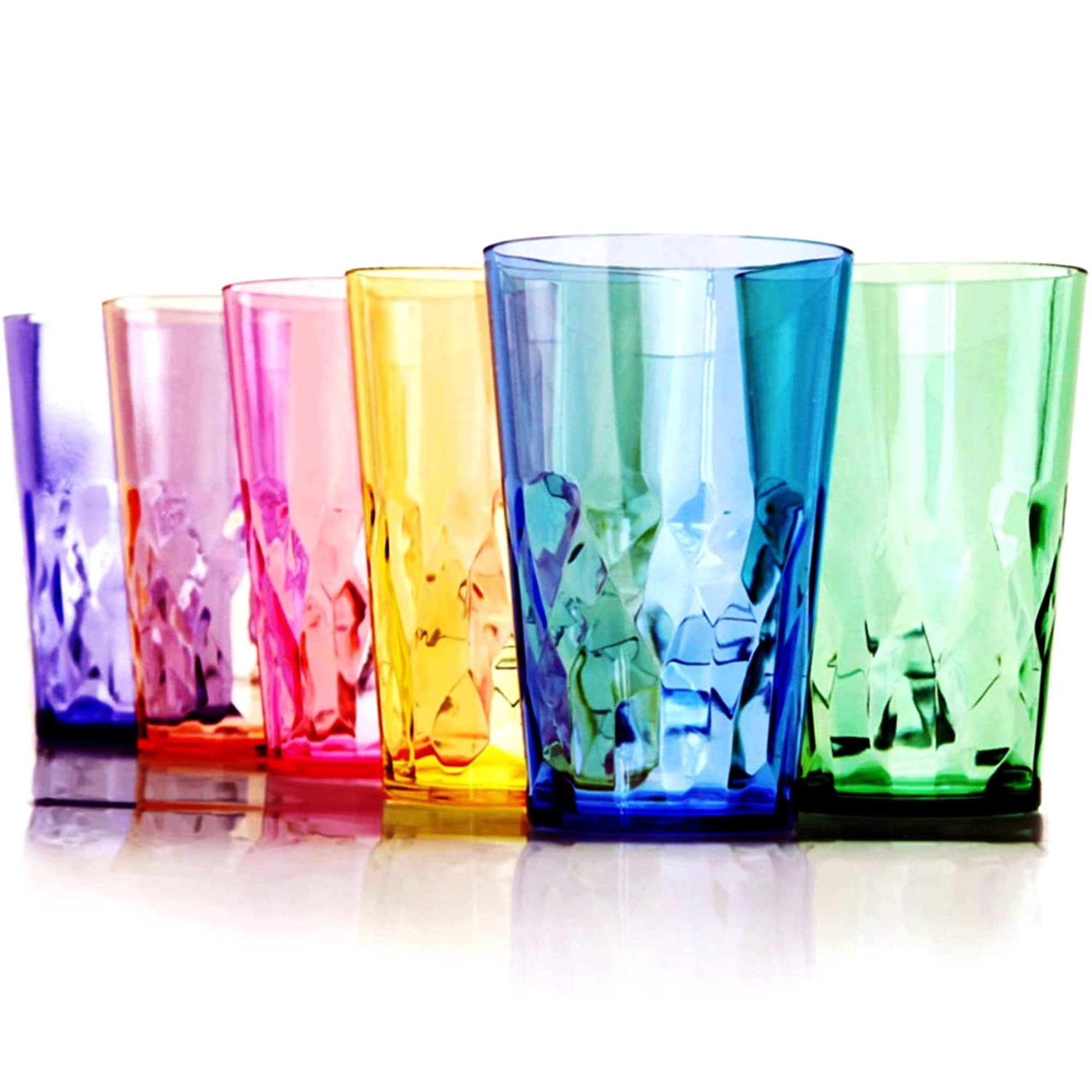 Juego De 6 Vasos Acrílicos Scandinovia, Irrompibles, 560 Ml