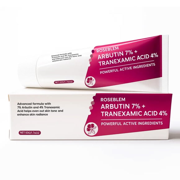Crema Facial Roseblem con 7% Arbutina y Ácido Tranexámico 50 g