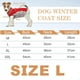 thumbnail image 4 of Abrigos de invierno para perros, chaleco polar con arnés incorporado, traje de nieve para perros para clima frío, chaqueta acolchada de invierno para perros a prueba de viento (rojo), 4 of 6