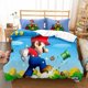 thumbnail image 1 of Ma-rio 3 Pcs Comforter Set with 2 Pillowcases,Mari-o Bedding Set Sheet Set for Kids Adults,All Season Lightweight, 1 of 5