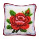 thumbnail image 2 of Kit De Gancho De Cierre De Flor De Rosa Roja Para Funda De Almohada DIY Funda De Cojín De Sofá, 2 of 5