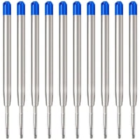 Recambios Para Bolígrafos Mengran De 3,9 Pulgadas, Tinta Azul, Paquete De 10