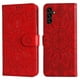 thumbnail image 1 of Funda tipo cartera FOXDOCK para Samsung Galaxy A13 5G , diseño girasol en relieve, cuero PU, cierre magnético, soporte y tarjetero, 1 of 5