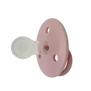 Mininor - Chupetes Redondos Silicona 6M 2U Rosado