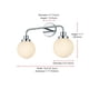 thumbnail image 3 of Aplique de Pared para Baño Living District Hanson de 2 Luces en Latón Negro 110V, 3 of 9