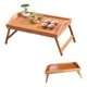 thumbnail image 1 of Mesa Bandeja Desayuno Plegable de Bambu para Cama con Asas, 1 of 4