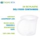 thumbnail image 2 of Contenedores de almacenamiento de alimentos TashiBox de 700 ml x 30 juegos con tapas, 2 of 6