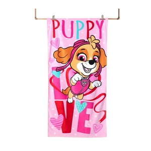 Genérico - Toalla De 70X140Cm Dibujo Animado Cachorra Superheroe Para Niños