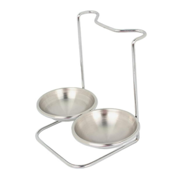 Soporte Para Cuchara De Cocina - Acero Inoxidable 304, Diseño Cuadrado Elegante En Color Oro Rosa, Ahorra Espacio