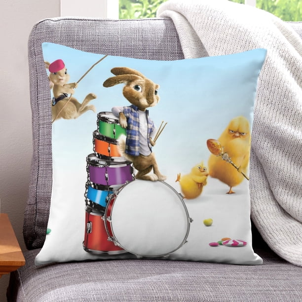 Hop Fundas de almohada de terciopelo con tema, regalos de funda de almohada, decoración para el hogar, cojín de lanzar, regalo de cumpleaños para fans y parejas.40*40cm.