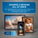 thumbnail image 4 of Adaptador de enchufe OREI 3 en 1 para India (tipo D) con 2 USB y 1 tipo B, 4 of 9