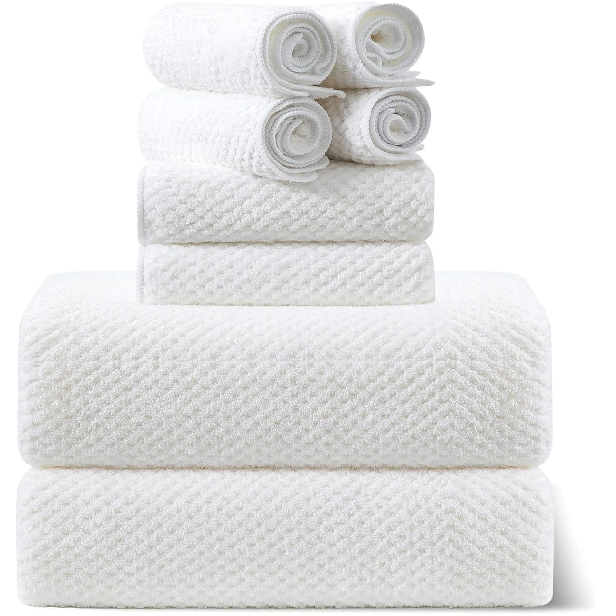 Juego De Toallas Smuge, 8 Piezas: 2 Toallas De Baño Extra Grandes Y 2 Toallas De Mano