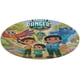 thumbnail image 1 of Guardianes del Espíritu Alfombra Redonda de Felpa Coral, Antideslizante, No Desprende Pelusas, Lavable y Duradera para Salón, Dormitorio y Habitación de Niños 60cm, 1 of 6