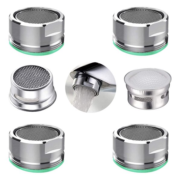 Aireador para grifo BOETOADG, 4 piezas, con cuerpo de latón, rosca de 24 mm