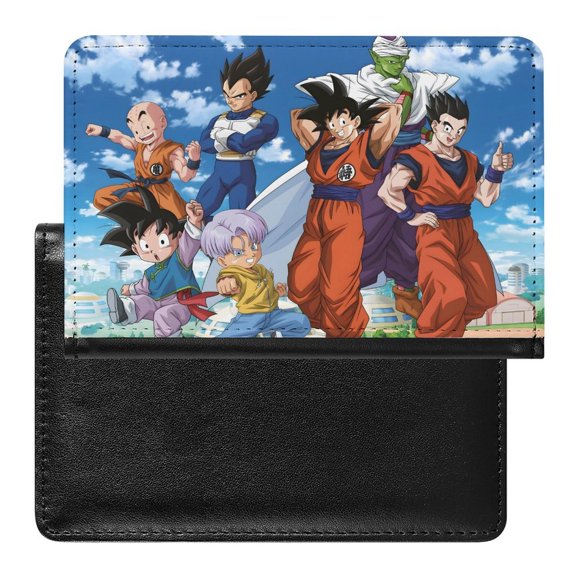 Porta Pasaporte Desmarcar Dragon Ball Negro
