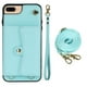 thumbnail image 1 of Crossbody PU Leather Wallet Case For IPhone 14 13 12 Mini 11 Pro X XS Max XR 8 7 SE 2020 2022 Card Slots Magnetic Lanyard Phone Cover, 1 of 5