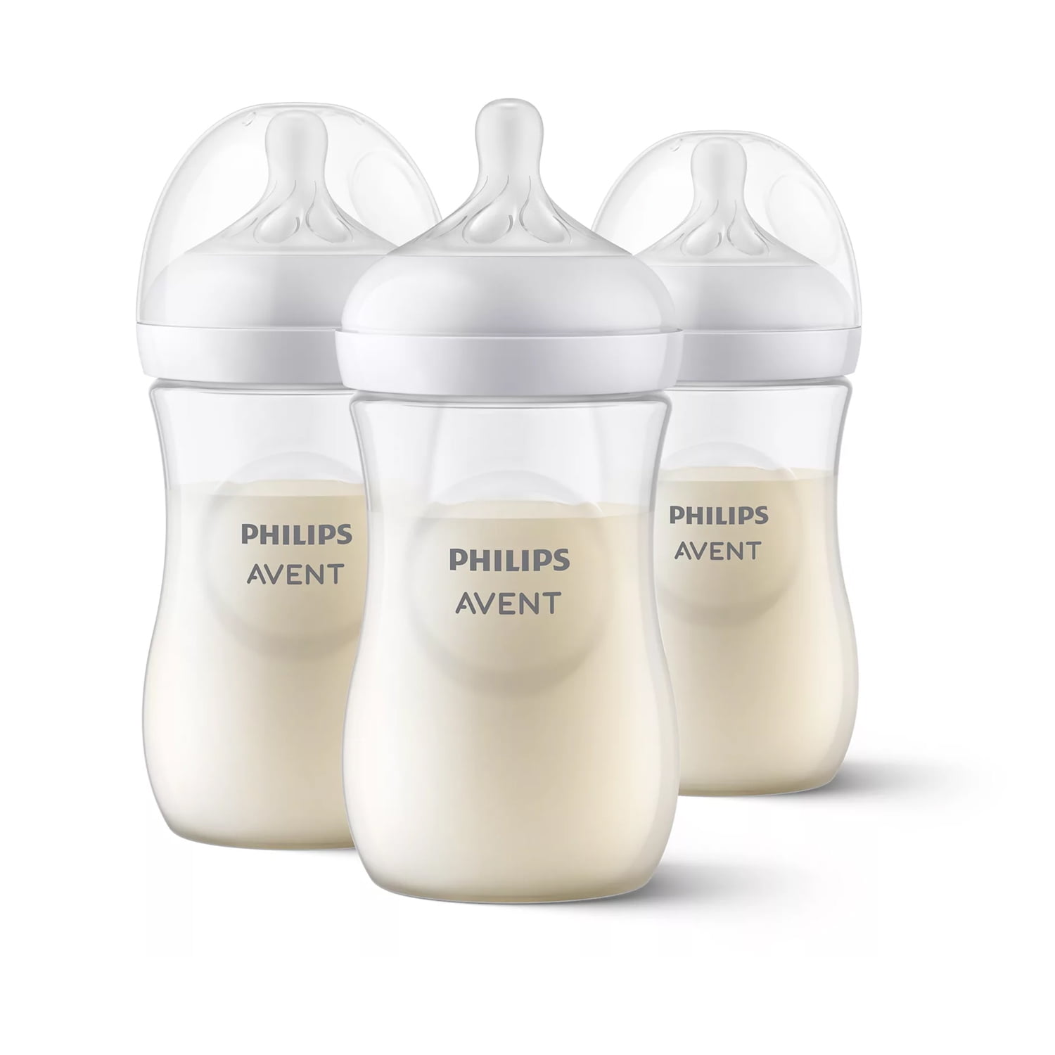 Mamadera Avent Natural Response 1m+ 260ml Traslúcido Libre Bpa 3un