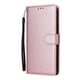 thumbnail image 1 of Funda Cartera para Samsung Galaxy S22 5G con Tarjetero, Soporte y Cordón - Protección Oro rosa, 1 of 5