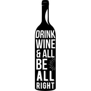 Rienda Libre Graphics - Decomural Drink Wine Kitchen Ws-46180