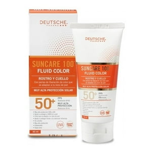 Deutsche Pharma - Suncare 100 Fluid Color Fps 50+ X 60 Ml