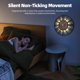 thumbnail image 4 of Reloj de pared Mee 2ou 51 cm con sensor de voz y luz – Silencioso, 4 of 9