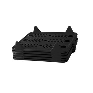 Magideal - 5 X Organizador De Camisas, Bandejas De Ropa, Organización De Armario, Recibos, Escritorio De Oficina En Casa, Separadores De Cajones, Organizador De Negro Pequeño